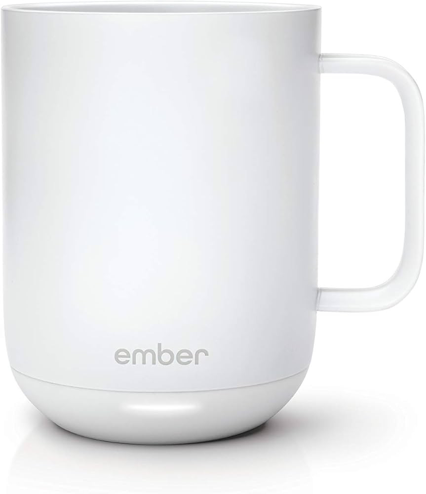 Ember Temperature Control Smart Mug, 10 Ounce, 1-hr Battery Life, White - App Controlled Heated C... | Amazon (US)