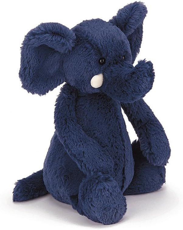 Amazon.com: Jellycat Bashful Blue Elephant Stuffed Animal, Medium, 12 inches : Toys & Games | Amazon (US)