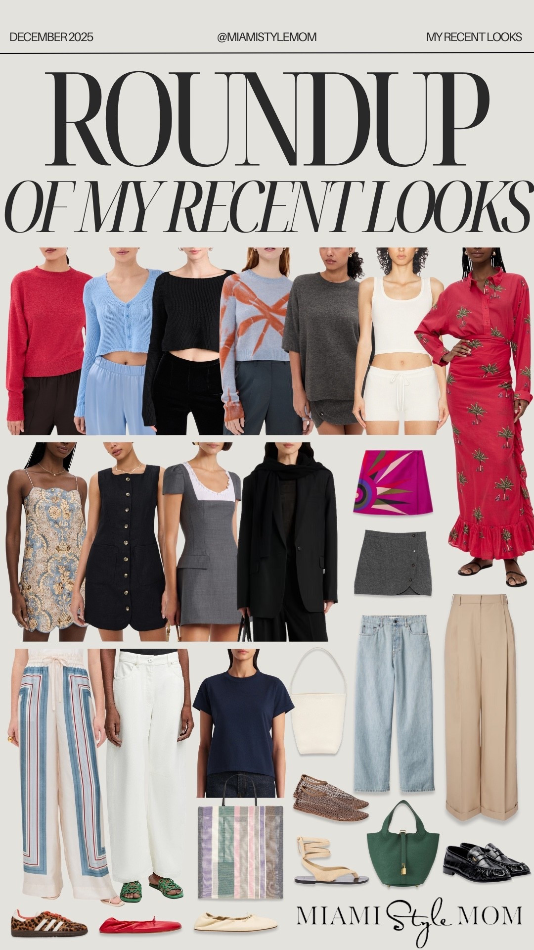 Roundup of my recent Miami winter looks!!


Women’s fashion, winter fashion, winter style, winter outfits, winter outfit inspo, winter ootd, holiday fashion, holiday style, holiday outfits, Miami fashion, winter in Miami, casual outfit, matching set, skirt set, mini dress, blazer, basic tee, cardigan, sweater, jeans, trousers, work pants, tote bag, bucket bag, flats, ballet flats, sneakers 






#LTKHoliday #LTKOver40 #LTKootd