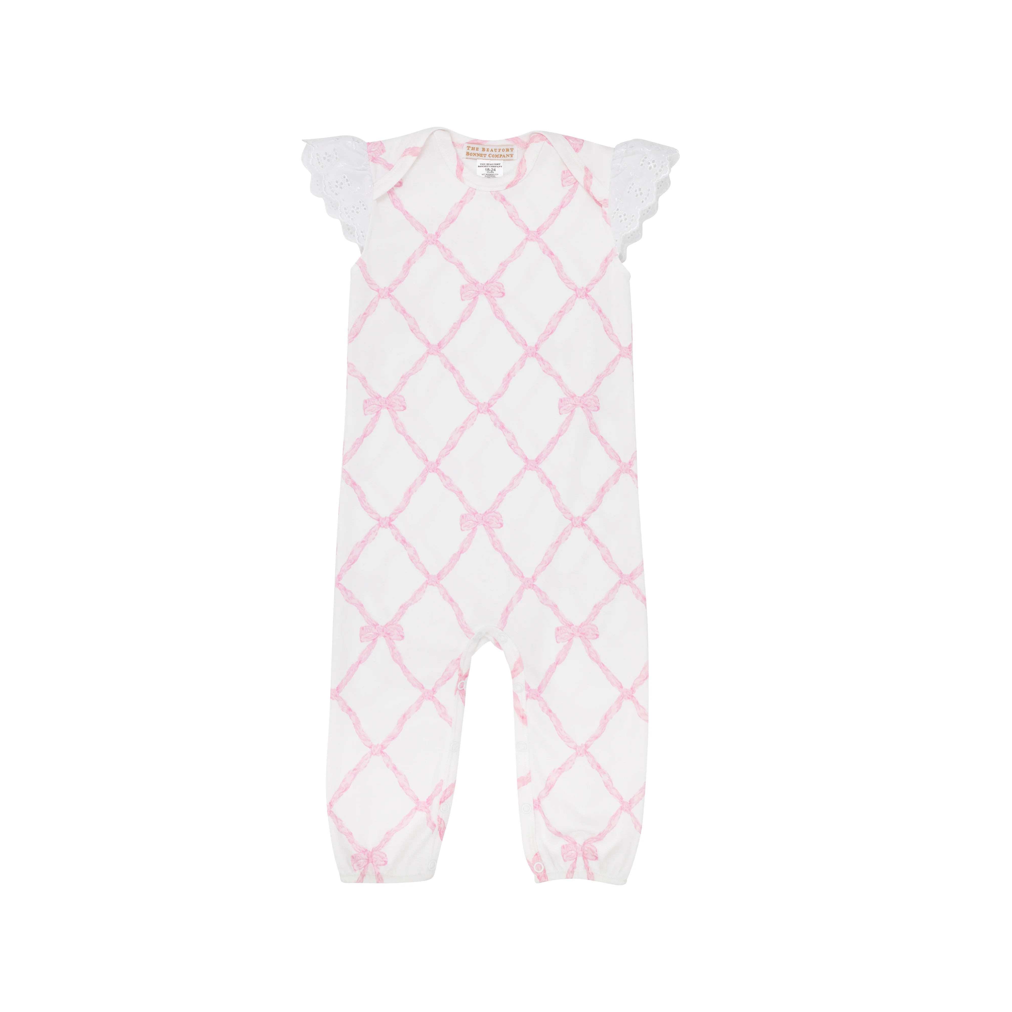 Belle Meade Bow with Worth Avenue White Eyelet | The Beaufort Bonnet Company