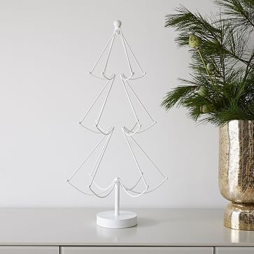 Decorative Ornaments Tree - White | West Elm (US)