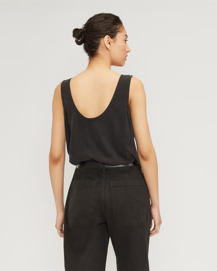 The Clean Silk Scoop-Neck Tank | Everlane