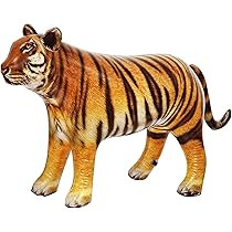 Jet Creations Tiger Inflatable 40"L x 20"H – Blow Up Animal Toy for Kids 3+ – Safari Party, Birthday, Holiday & Halloween Decor, Yard Display, Pool Play, VBS, Orange with Black Stripes, 1 PC | Amazon (US)