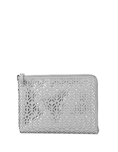IVANKA TRUMP Rio Leather Tech Clutch | Lord & Taylor