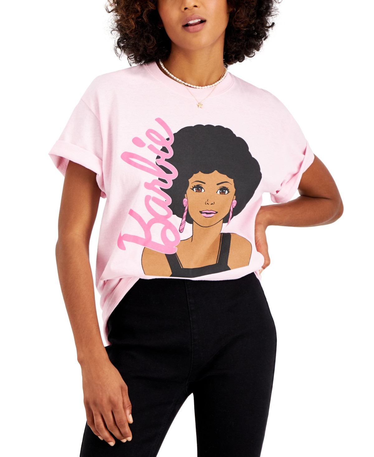 Barbie Juniors' Graphic-Print T-Shirt | Macys (US)