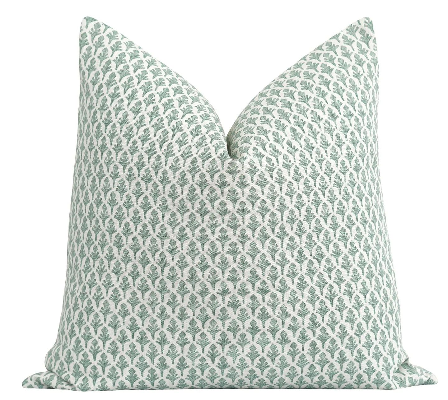 Lilburn Sage Floral Pillow | Land of Pillows