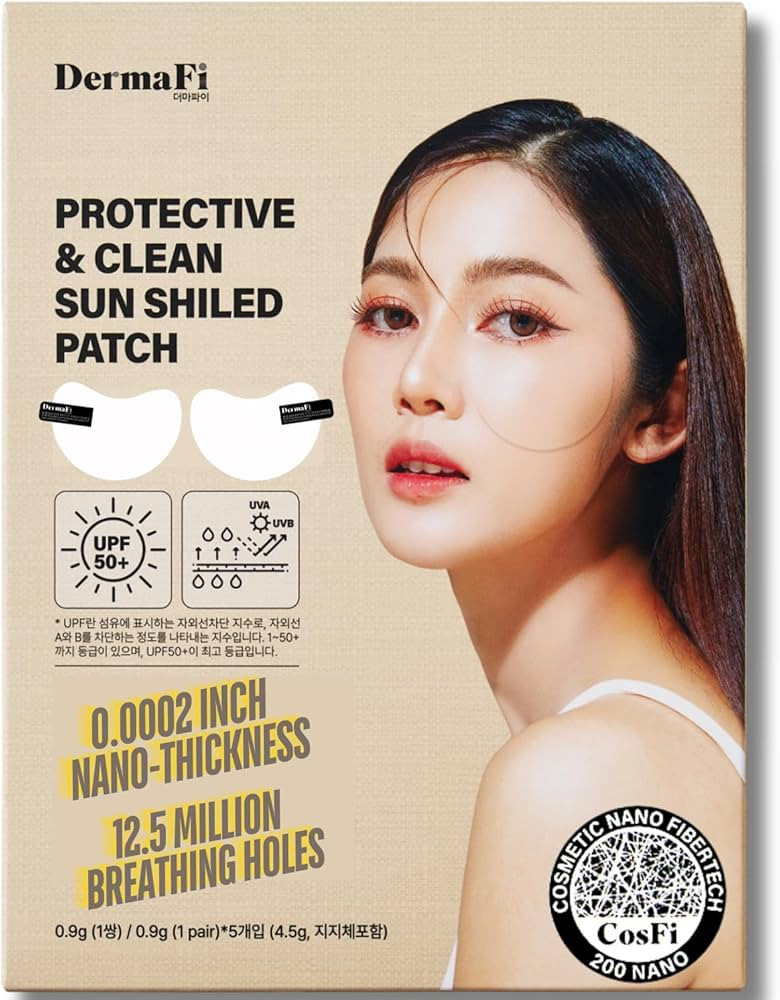 [DermaFi] Protective &amp; Clean Sun UV Shield Patch Breathable and Transparent Patch (0.0002 inches ... | Amazon (US)