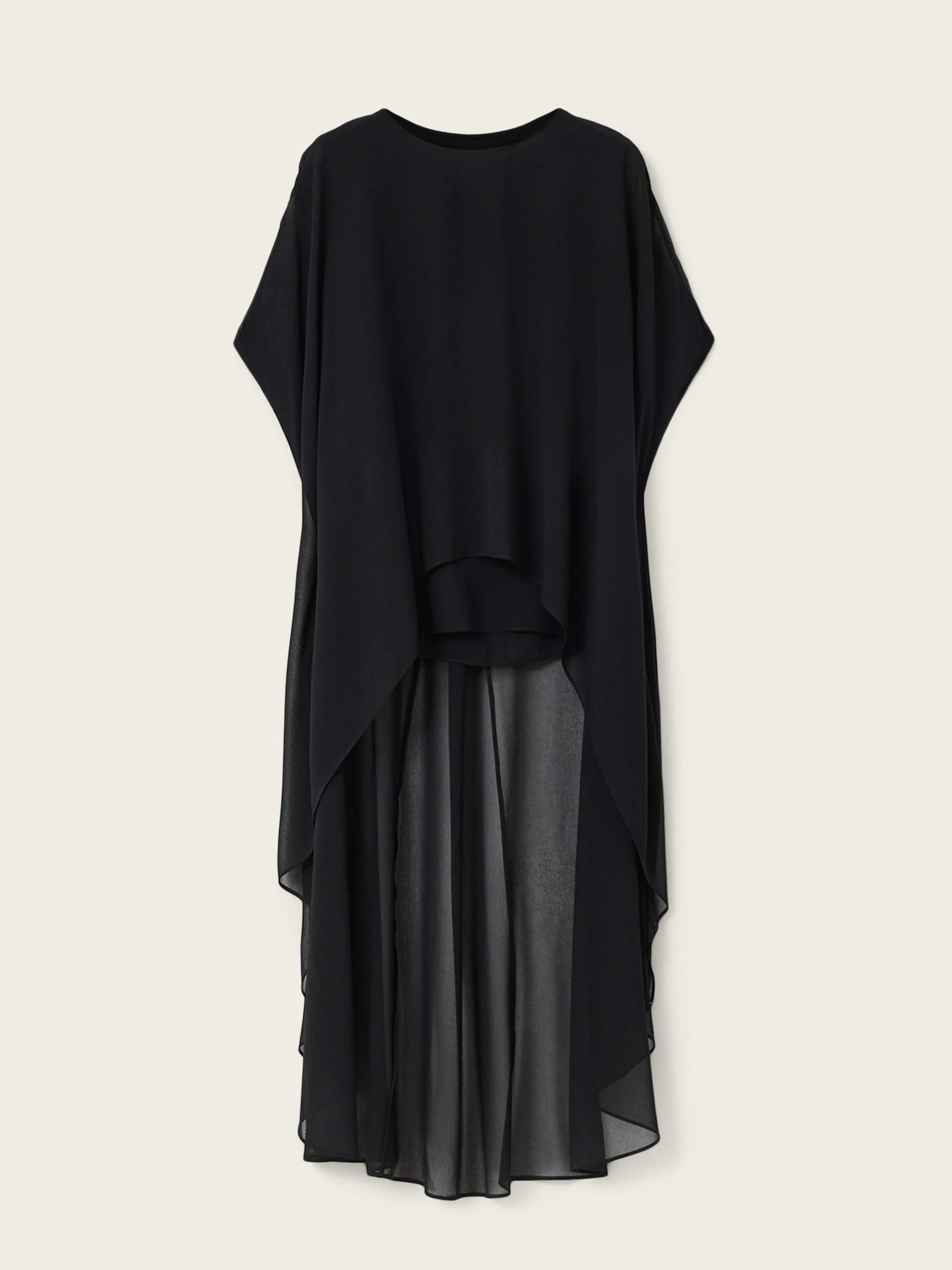 All Saints AllSaints Black Jamie Sheer Top | Next US