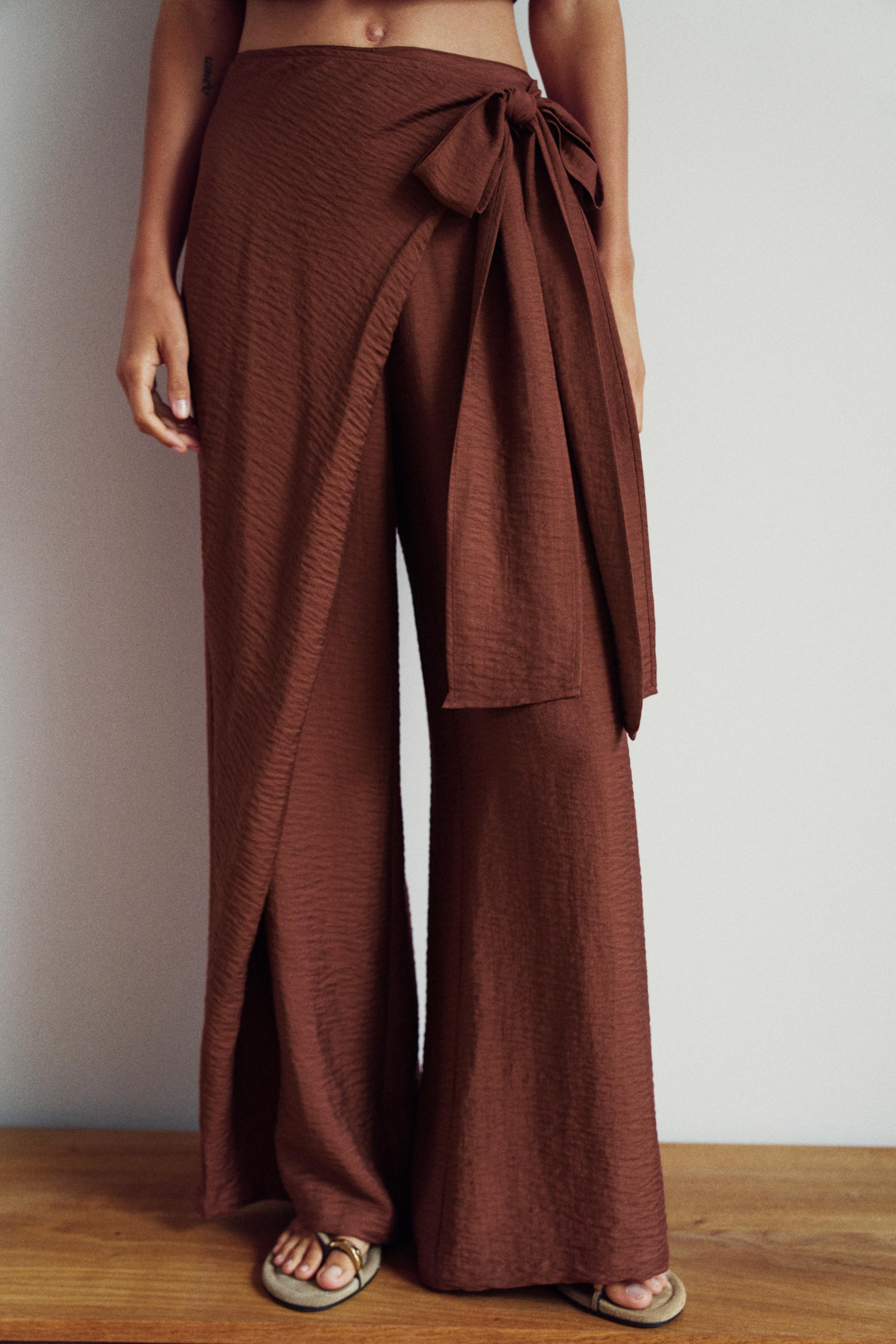 TIED PAREO PANTS | Zara US