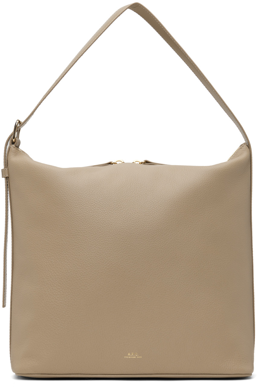A.P.C. Beige Vera Tote | SSENSE