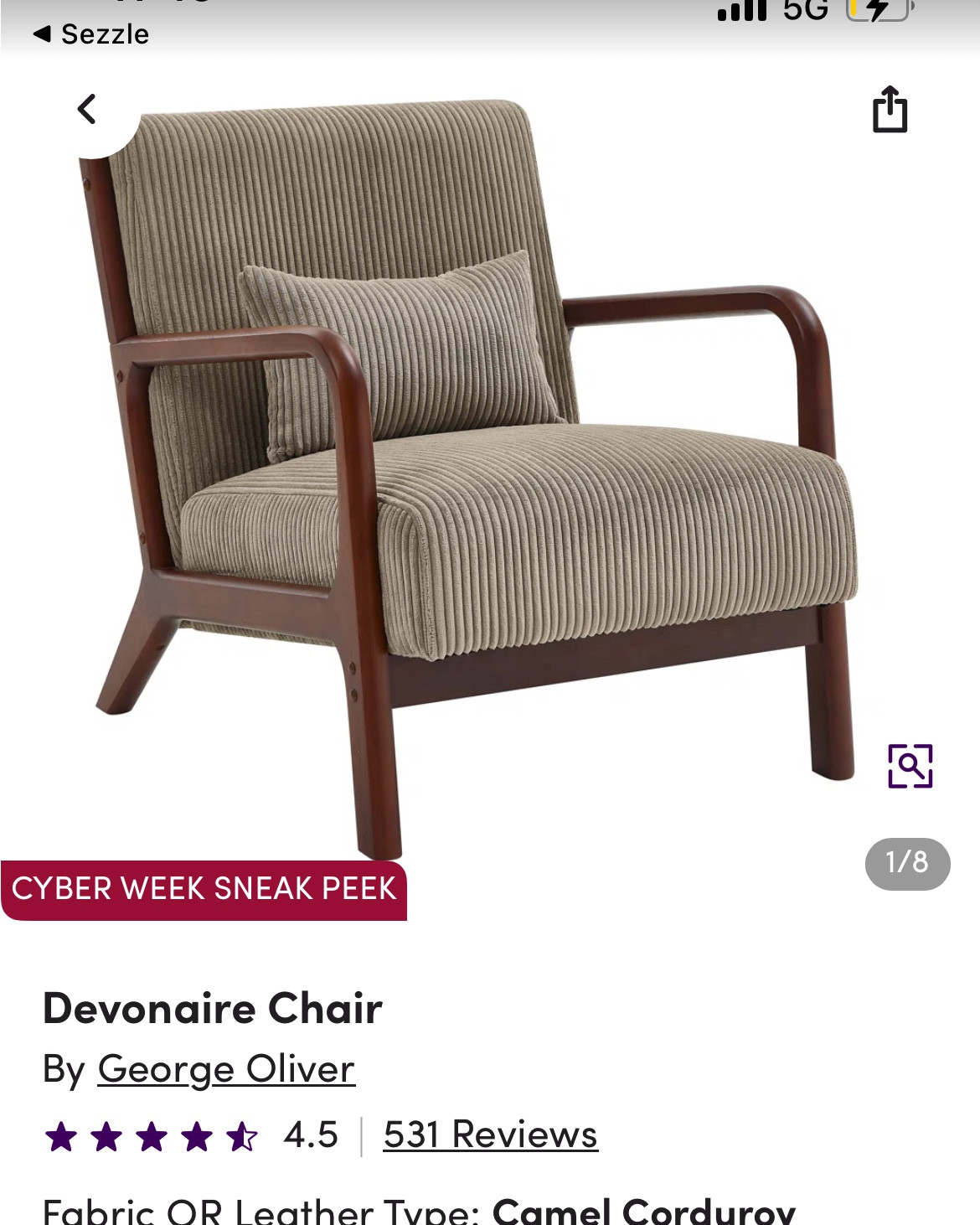 SPRING SALE at Wayfair! These corduroy chairs are now down to $125 each with free shipping!! 

#LTKWatchNow #LTKHome #LTKSaleAlert