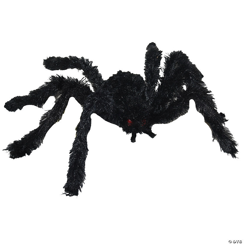 Furry Black Spider Decoration | Oriental Trading Company