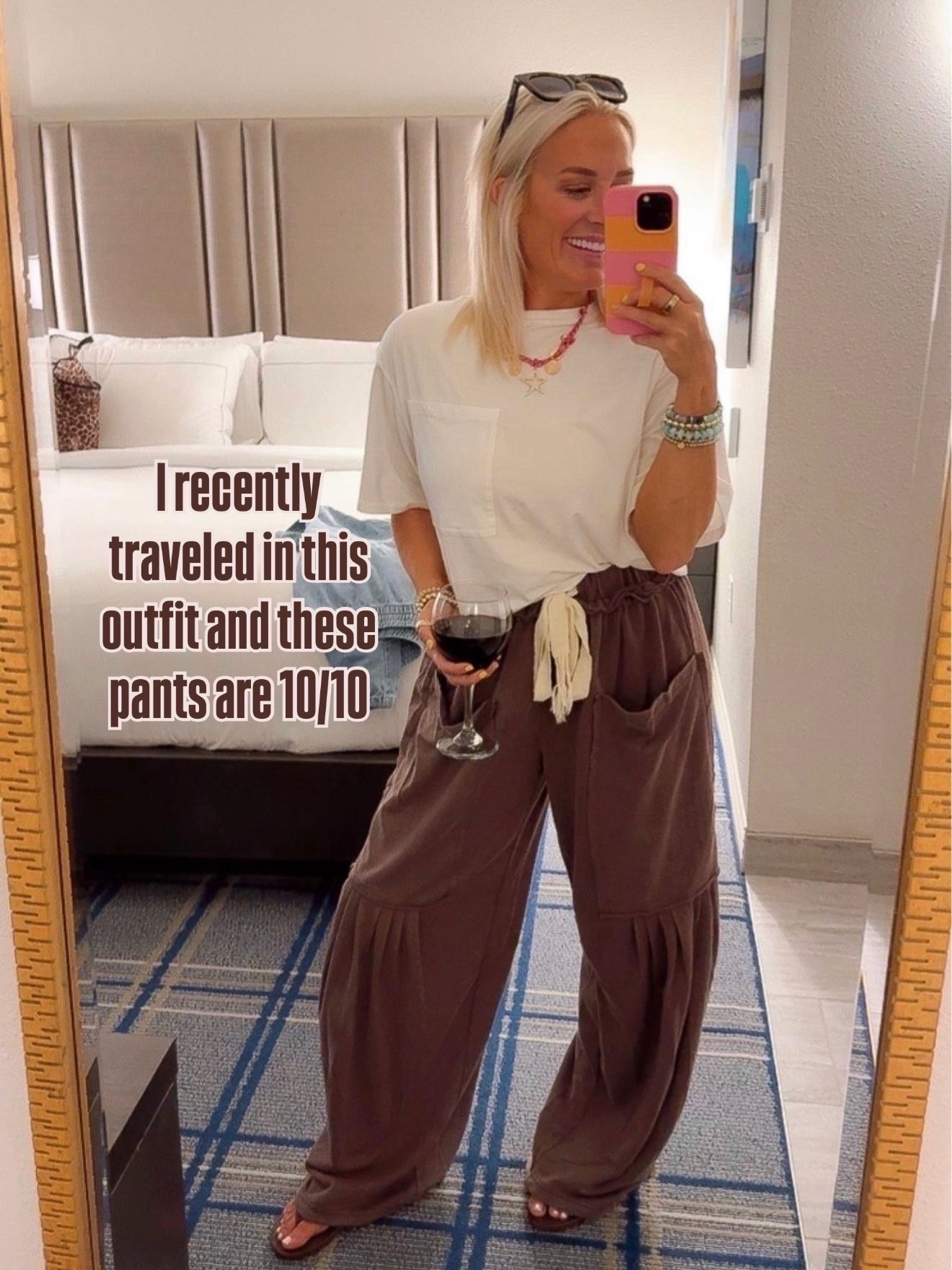 I recently traveled in this outfit and these pants are a 10/10