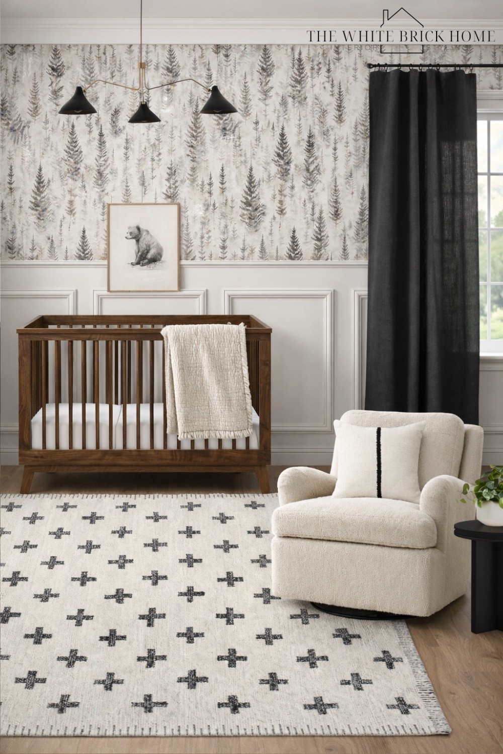 A calm, modern woodland nursery that blends warm wood tones and soft neutral to create a special space that feels cozy. 

Nursery, nursery decor, nursery ideas, black and white nursery, woodland nursery, modern woodland nursery, modern kids room, modern nursery ideas, black and white nursery decor, crib, nursery rug, nursery glider, nursery wall art, nursery bedding, nursery curtains, nursery side table, nursery accent table, nursery throw pillows, neutral nursery, baby boy nursery, baby girl nursery, gender neutral nursery, Wayfair, pottery barn kids 

#LTKHome #LTKBaby #LTKBump