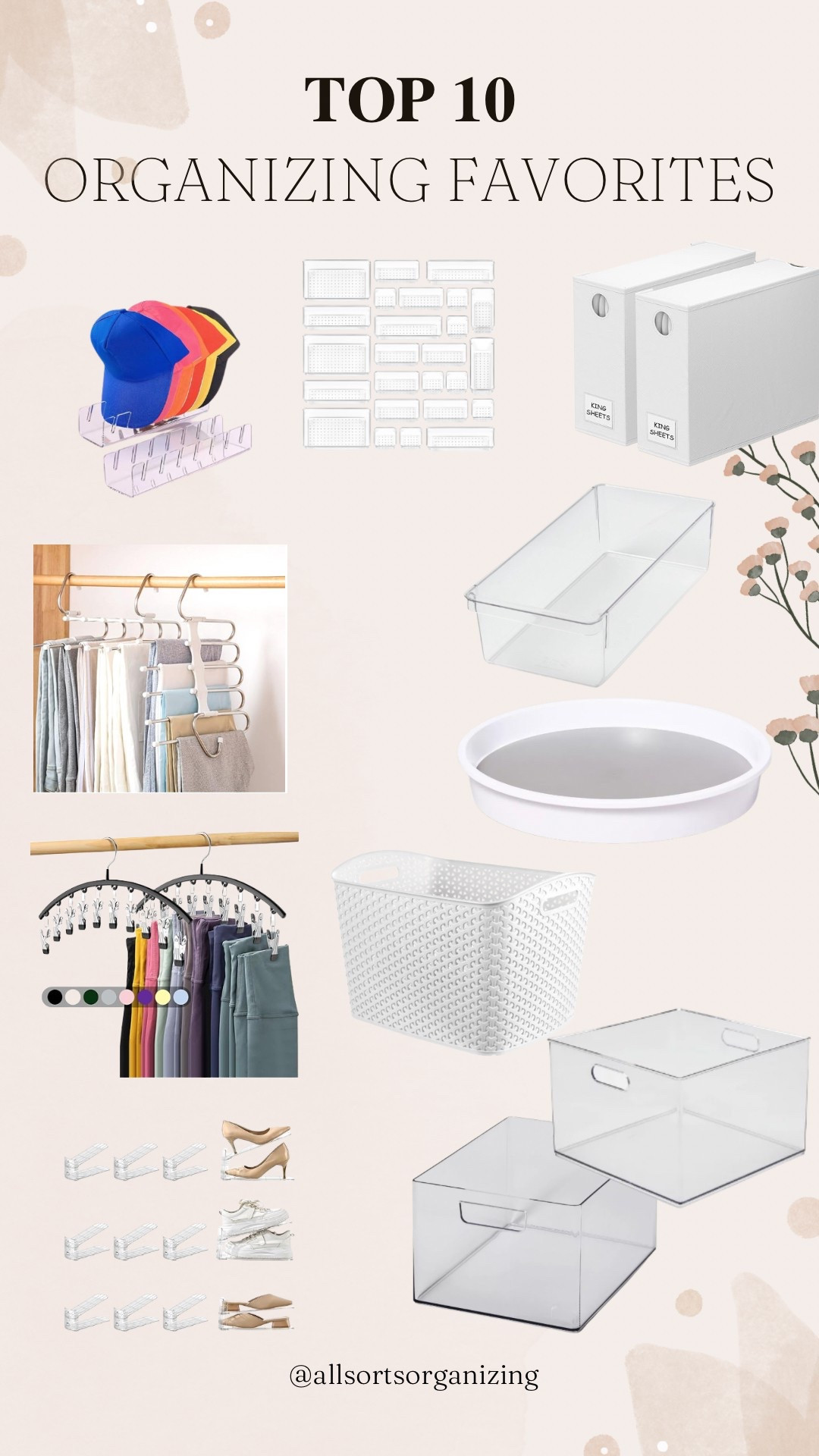 These are my GO-TOS for home organization! #homeorganization 

#LTKSaleAlert #LTKHome #LTKFindsUnder50