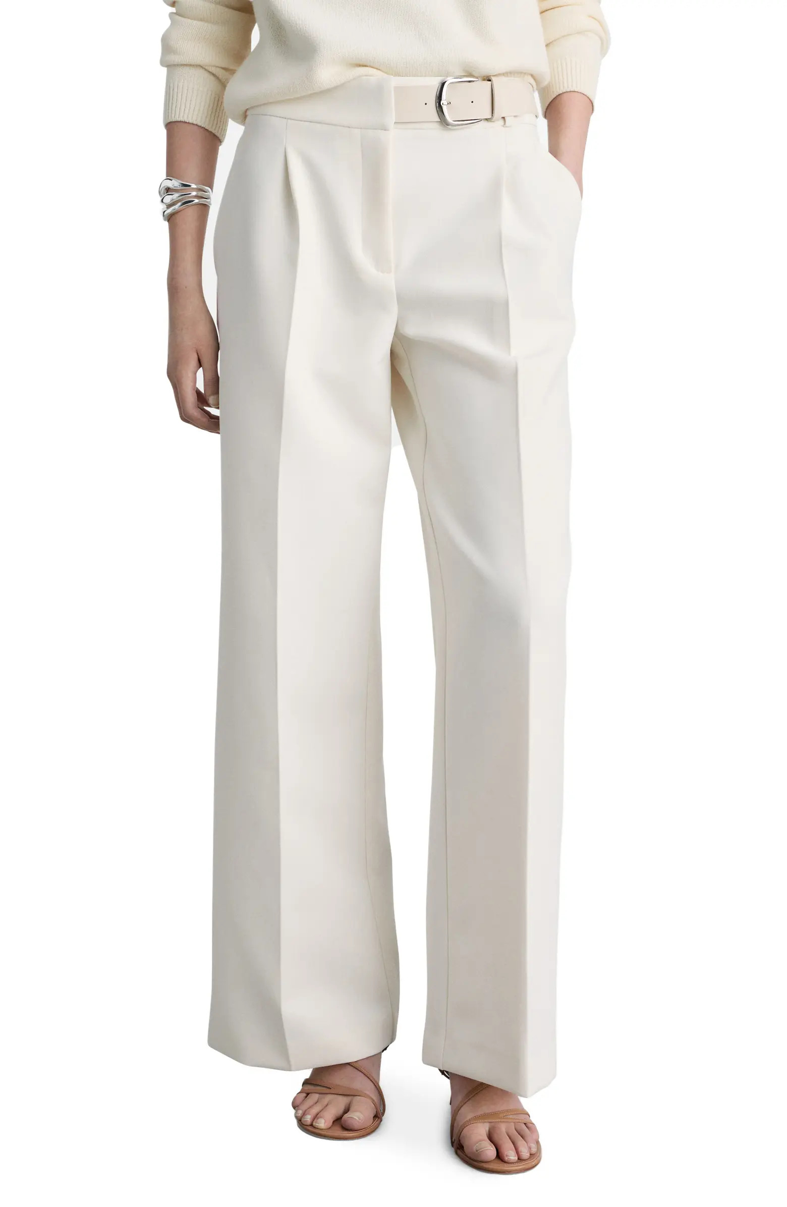 Cinto Belted Straight Leg Pants | Nordstrom