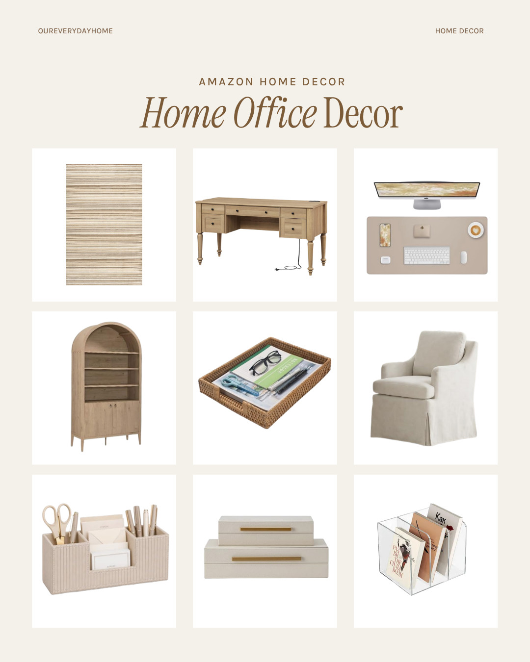 Home office decor
home organization 

 #LTKHome