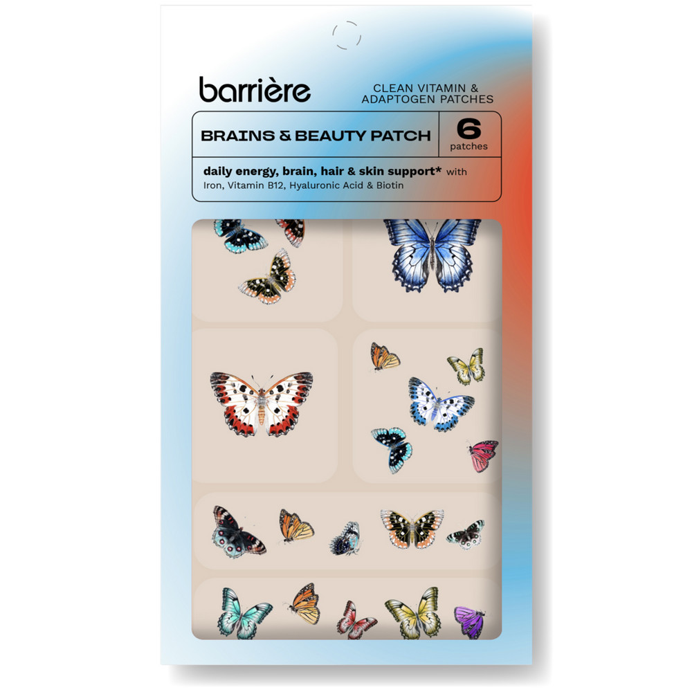Barriere Brains & Beauty Patch 6-Pack - Butterflies | Ulta