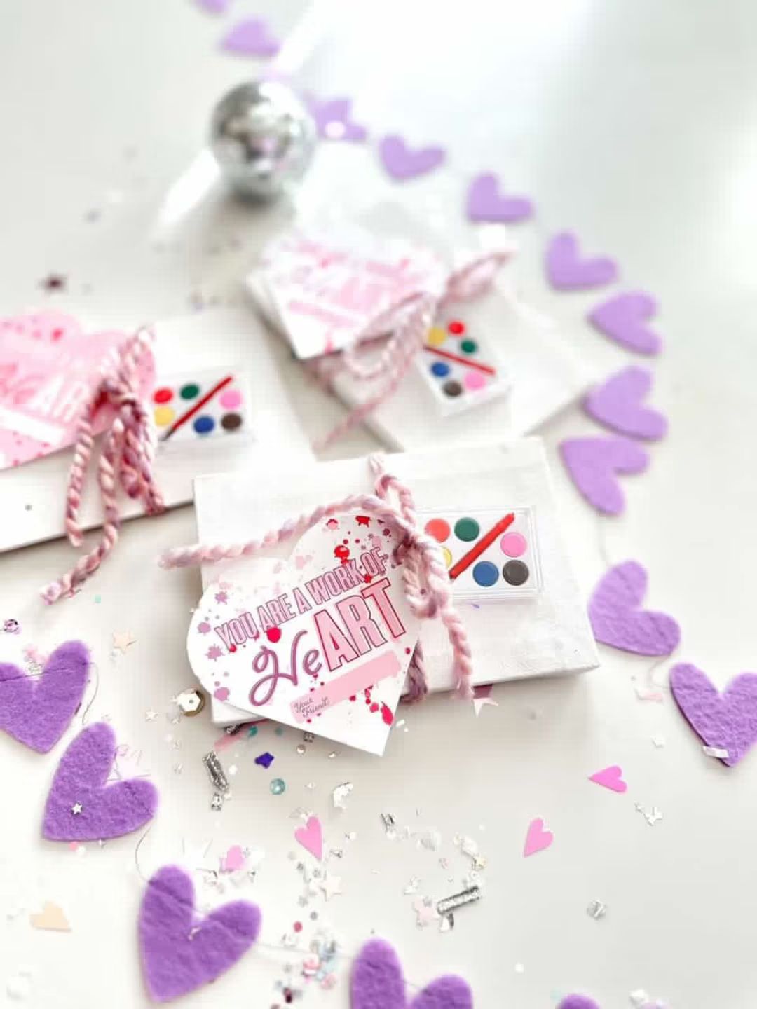 Heart Art Valentine's Day Classroom Card Heart Instant Download Kids School Print | Etsy (US)