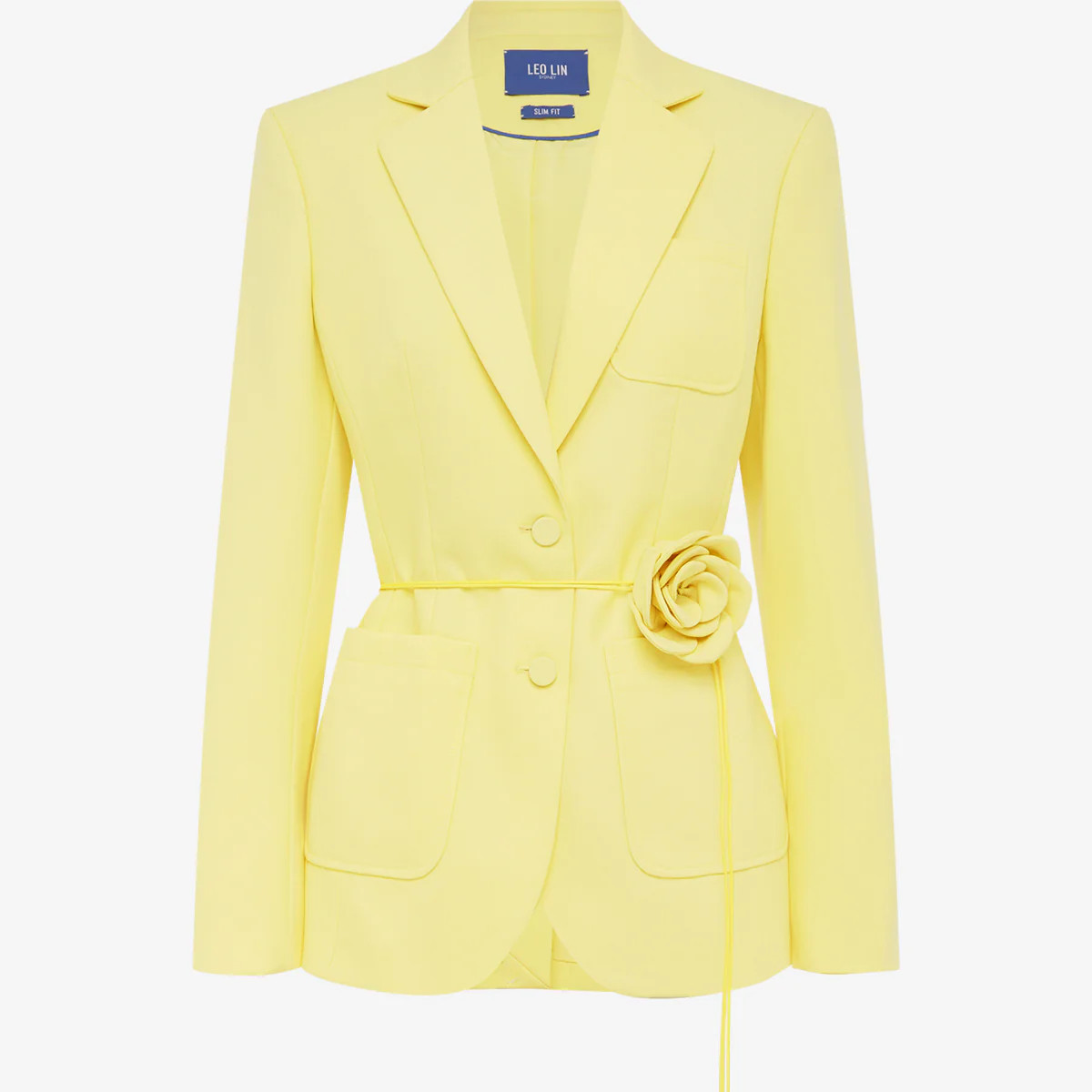 Vesper Fitted Blazer - Limoncello | LEO LIN US