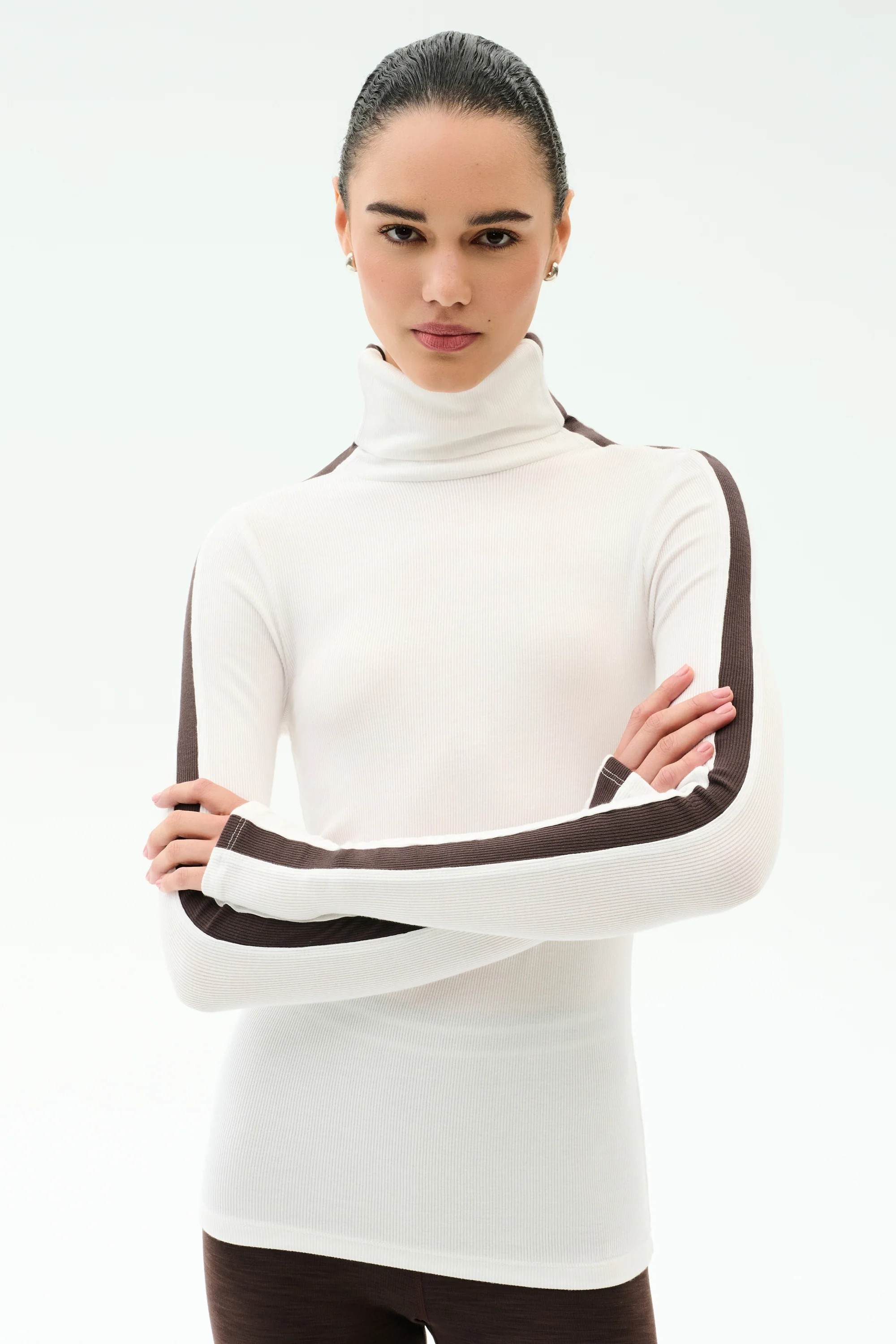 Jackson Rib Full Length Turtleneck | Splits59.com