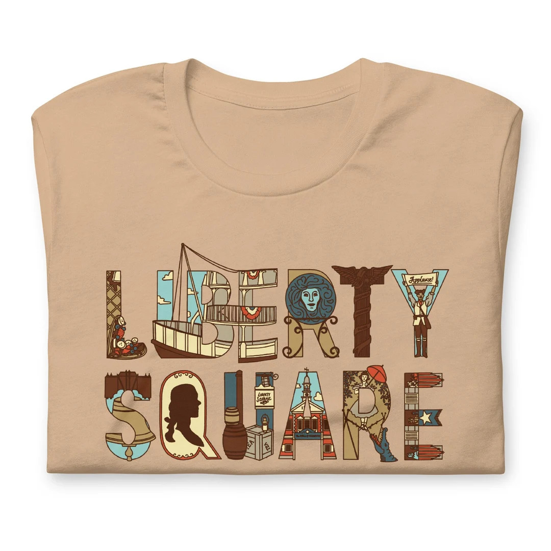 Liberty Square Adult Tee | Etsy (US)