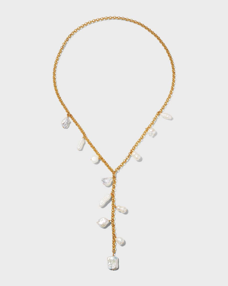 NEST Jewelry Baroque Pearl Y-Necklace | Neiman Marcus