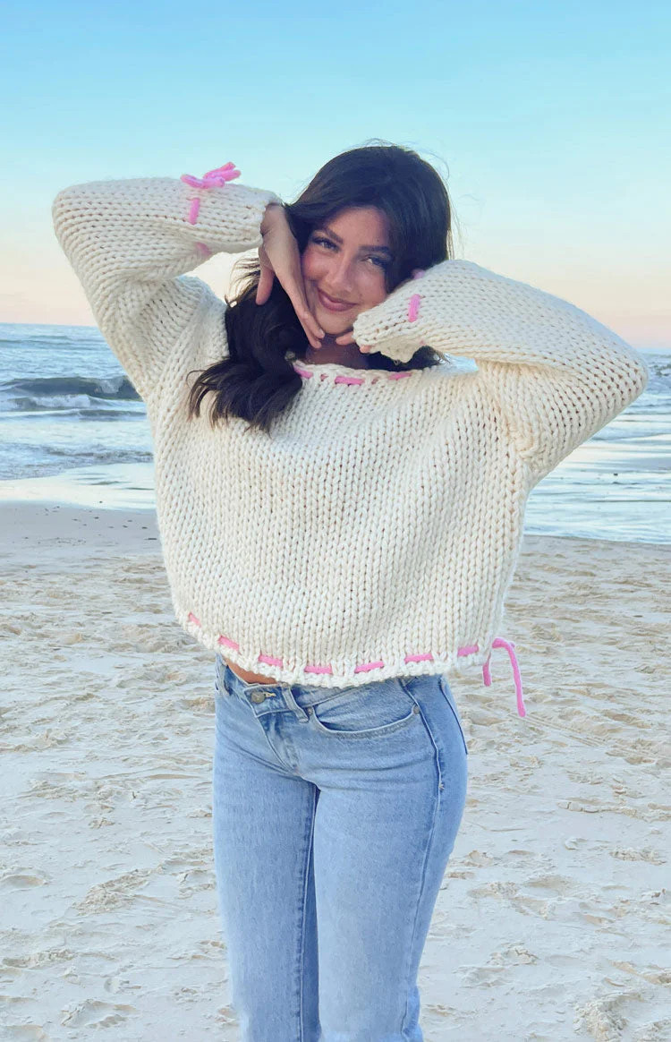 Bea Cream Sweater | Beginning Boutique (US)