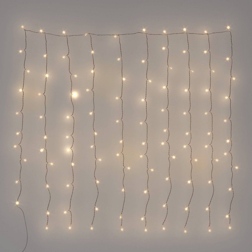 10 Strand Curtain String Lights White - Room Essentials | Target