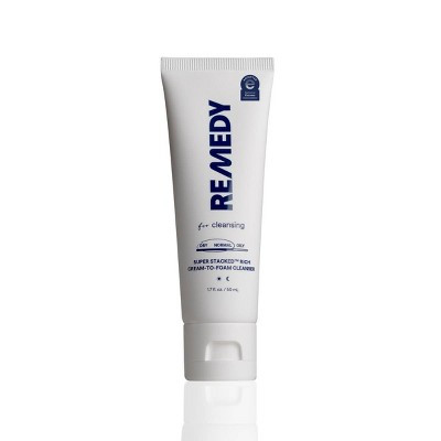 Remedy Skin Facial Cleansing Cream-to-Foam for Normal to Dry Skin - 1.7 fl oz | Target