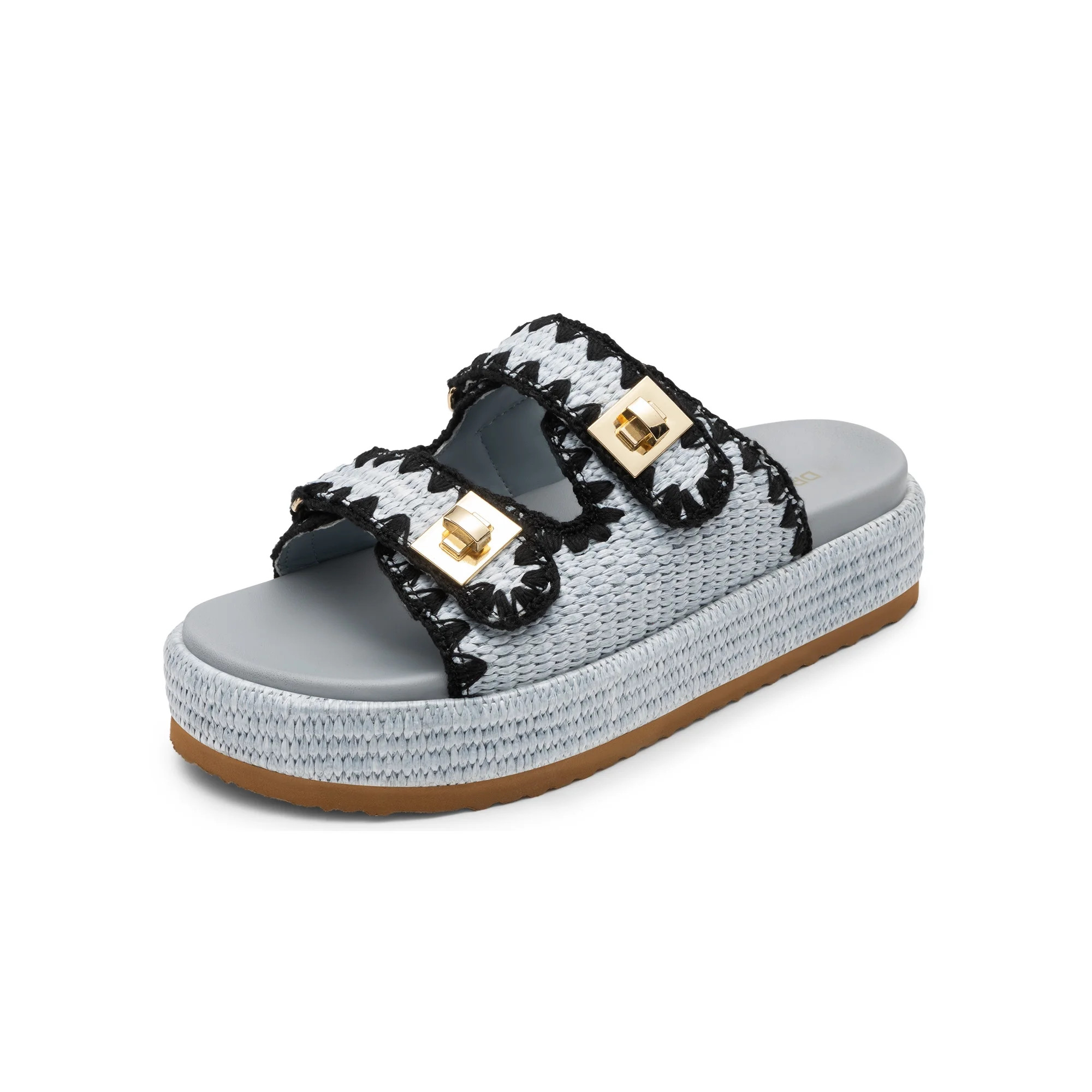 DREAM PAIRS Platform Sandals Women Raffia Espadrilles Summer Comfortable Wedge Sandals Beach Vaca... | Walmart (US)