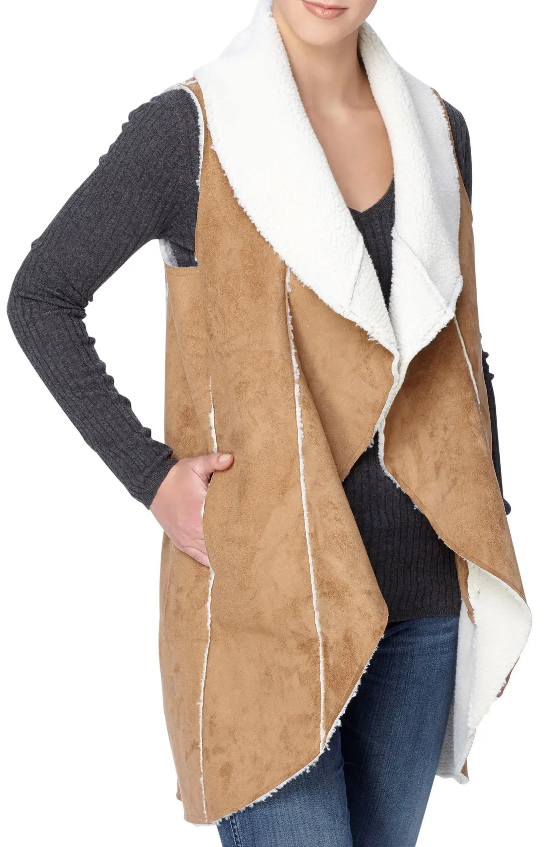 Leonide Faux Shearling Vest | Nordstrom