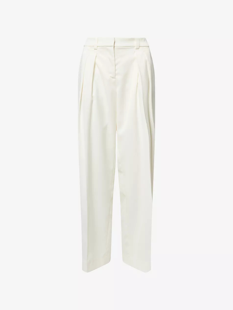 Daytona Pleated Wool Trousers | Selfridges