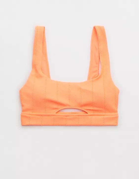 Aerie Crinkle Cut Out Scoop Bikini Top | American Eagle Outfitters (US & CA)