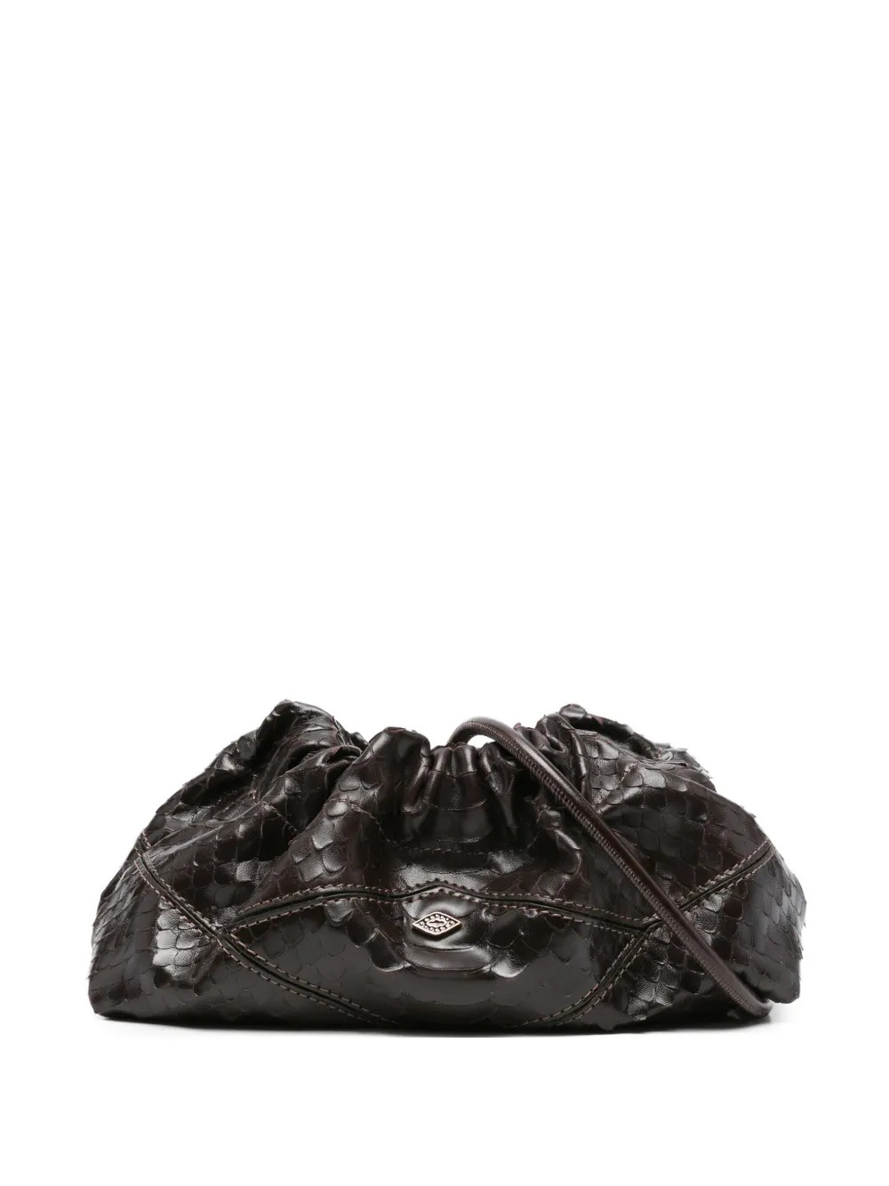 Ba&Sh June Drawstring Clutch Bag | Brown | FARFETCH | Farfetch Global
