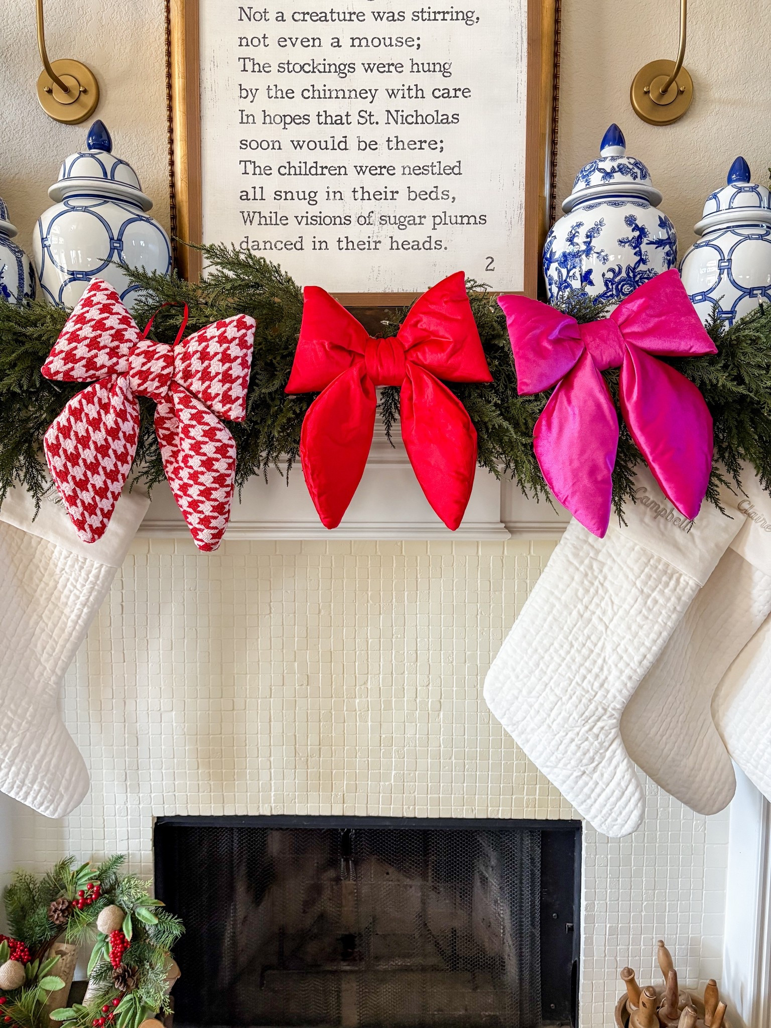 The cutest bows! 

*The red and pink houndstooth bow is from Walmart. It won’t let me link it, but I will keep trying.

#LTKHoliday #LTKSaleAlert #LTKHome