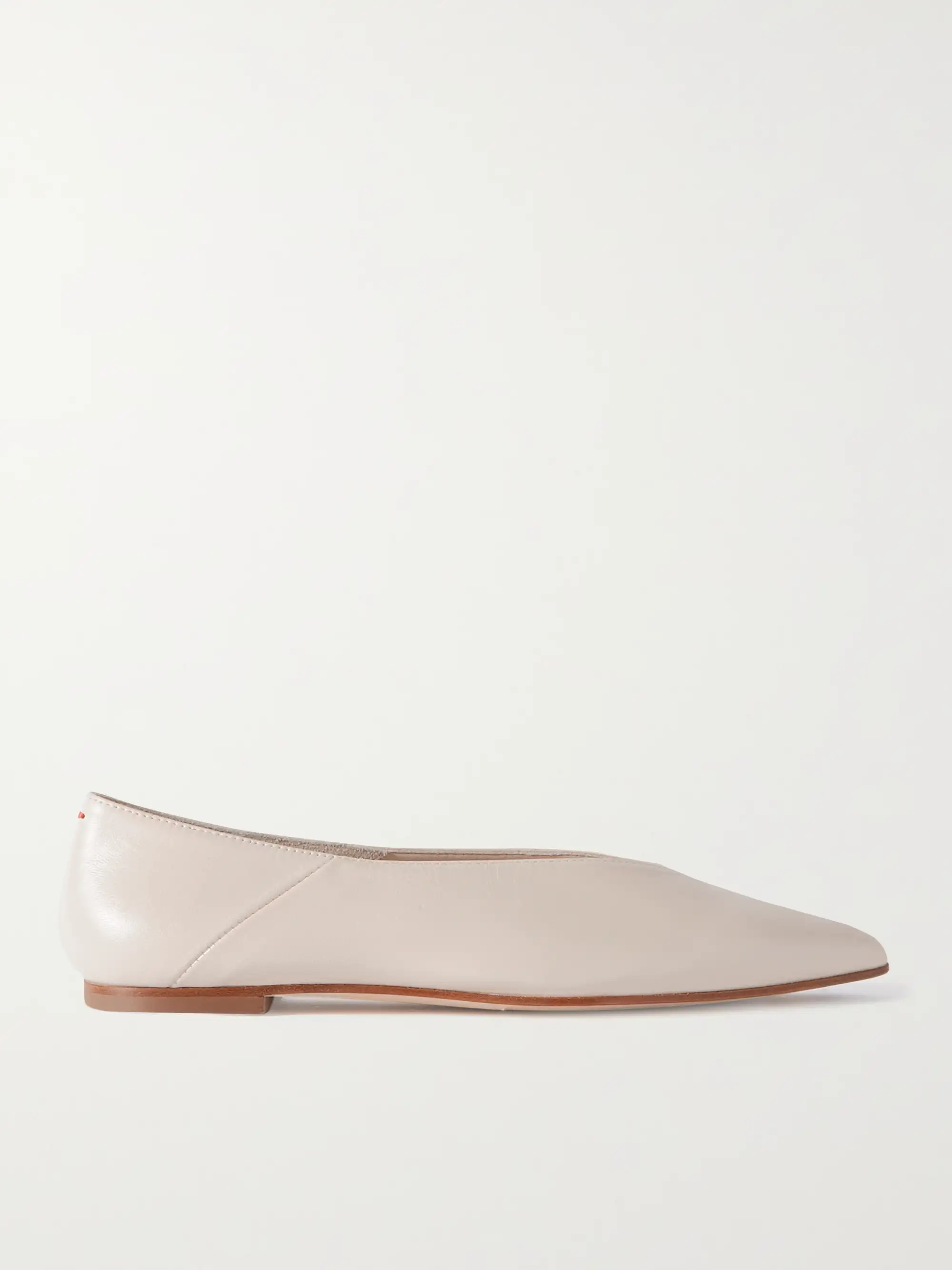 Moa leather point-toe flats | NET-A-PORTER APAC