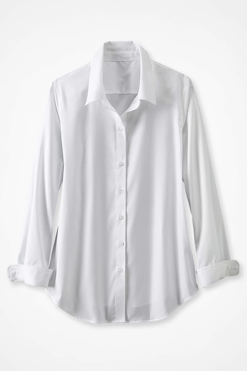 No-Iron Long-Sleeve Shirt | Coldwater Creek