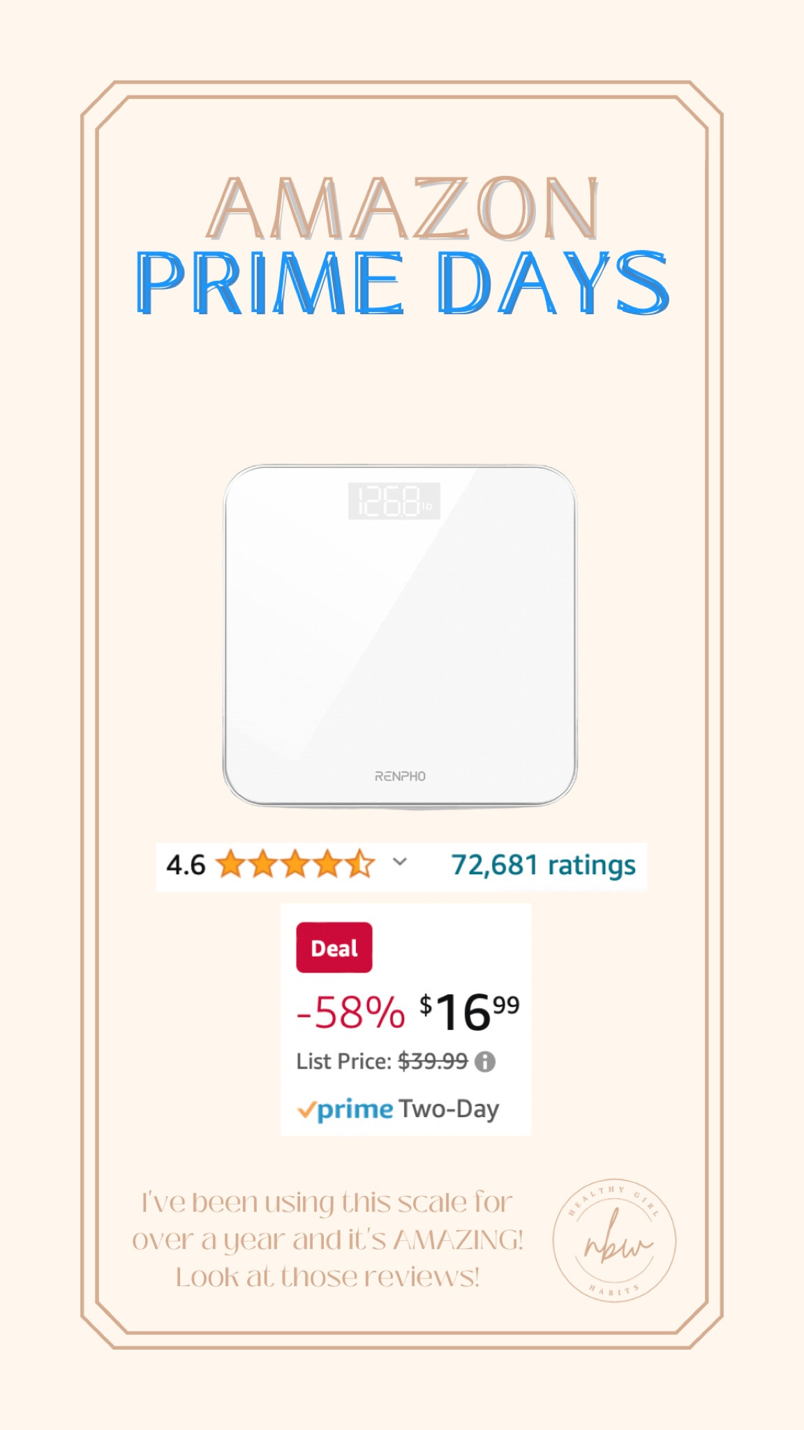 Prime Day Early Deals
Health & Wellness Essentials
Must-haves for the home
#healthygirl #thatgirl #primeday #earlydeal

#LTKhome #LTKxPrimeDay #LTKFitness