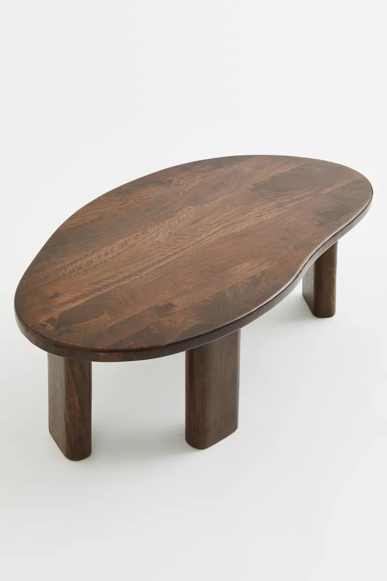 Mango Wood Coffee Table - Dark brown - Home All | H&M US | H&M (US + CA)