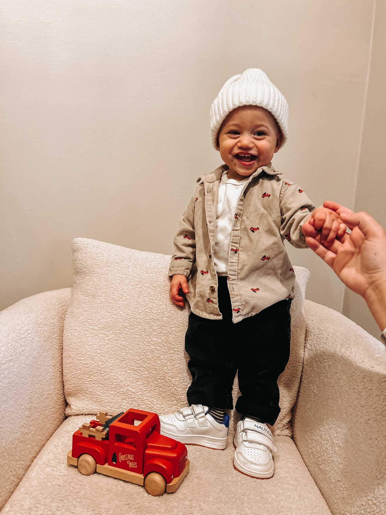 Baby boy holiday inspired neutral outfit 🥹🥹🤍 

#LTKSeasonal #LTKkids #LTKbaby
