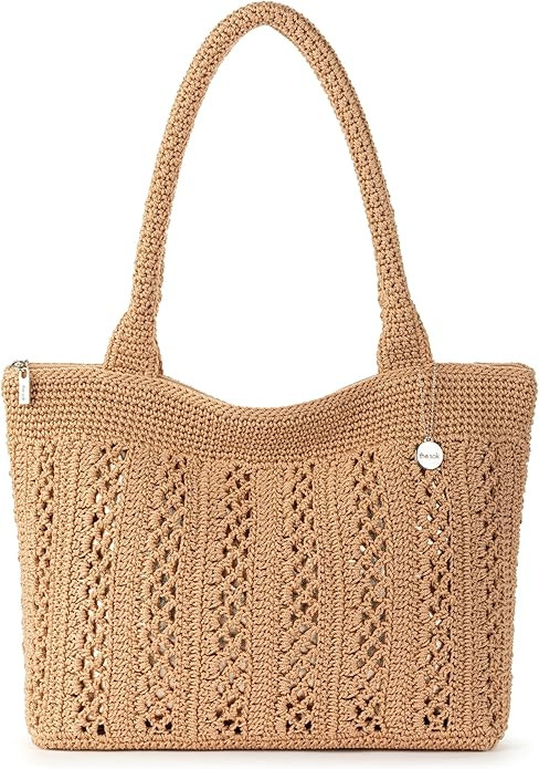 The Sak Crafted Classics Tote Bag - Hand Crochet Women's Purse For Everyday, Travel, Beach Bag - ... | Amazon (US)