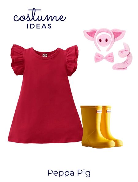 Easy Peppa Pig Costume for Littles.

#LTKSeasonal #LTKkids #LTKfamily