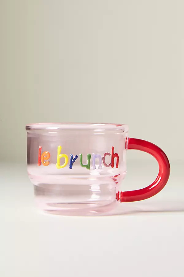 Love Notes Glass Espresso Cup | Anthropologie (US)