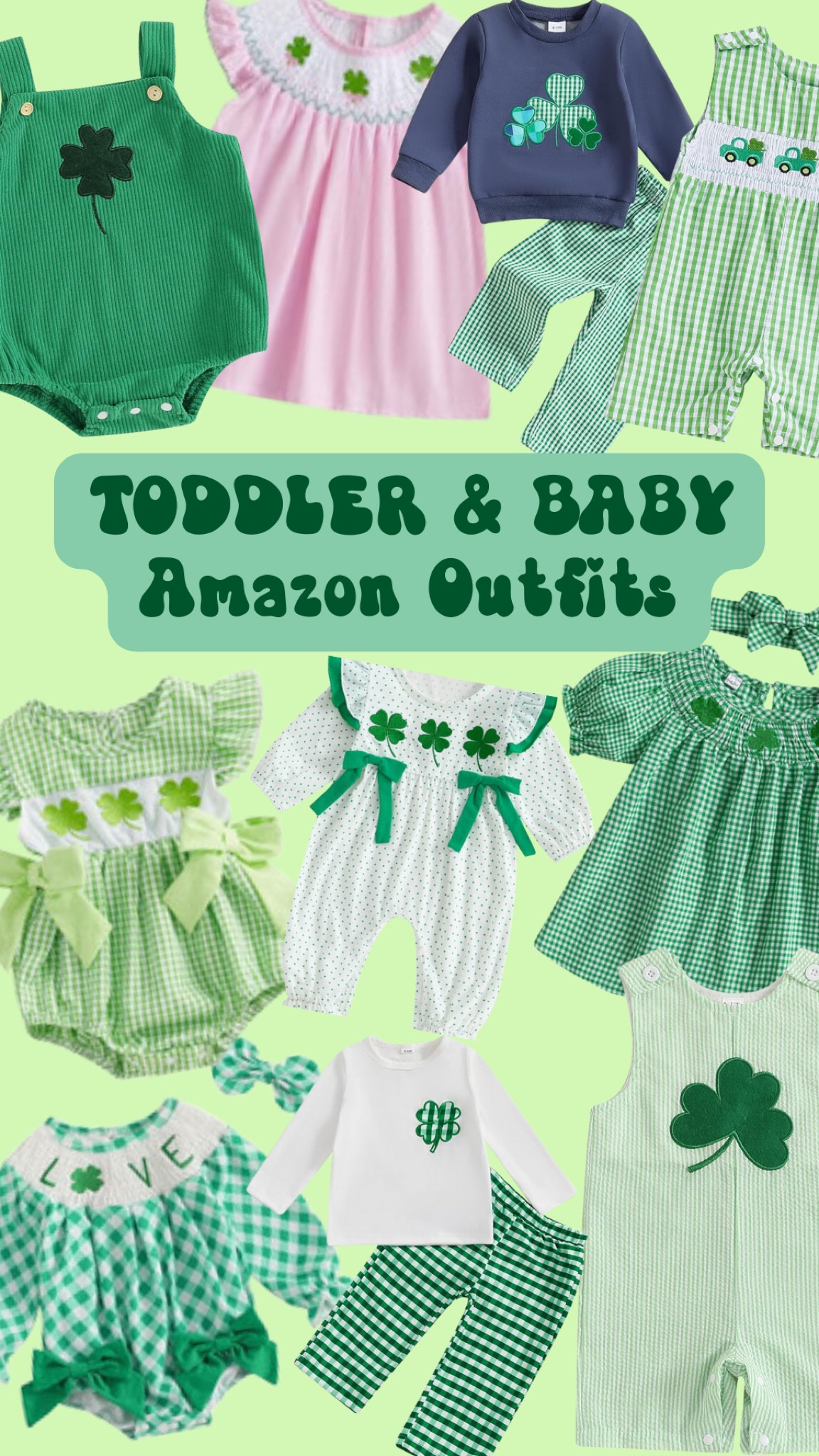 St Patrick’s Day - Smocks - Preppy - Plaid - Amazon - Bows - Boys - Girls - Bubble - Onesie - Pants

#LTKSeasonal #LTKBaby #LTKKids