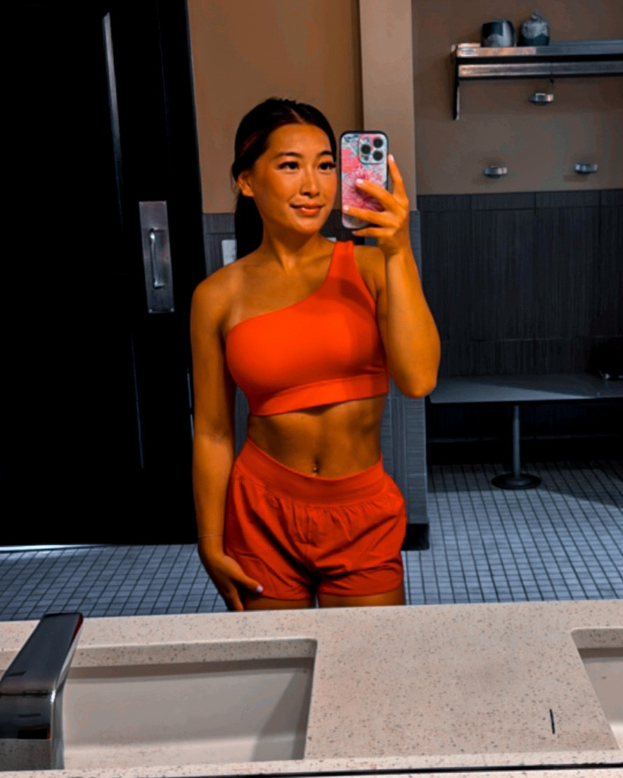 Matching gym set, TTS
XS shorts | size 4, I like the 3” length 
S | size 4 one shoulder sports bra


Athleisure outfit
	•	Everyday athleisure
	•	Casual athletic wear
	•	Cute workout set
	•	Gym-to-street style
	•	Matching workout set
	•	Comfy activewear
	•	Mom on the go outfit
	•	Errand outfit
	•	Lounge activewear
	•	Athleisure style
	•	Sporty casual look

	•	Lululemon dupe
	•	Amazon activewear
	•	Affordable athleisure
	•	Alo Yoga set
	•	Gymshark look
	•	Target activewear
	•	Aerie OFFLINE leggings
	•	Free People Movement outfit


#LTKFindsUnder50 #LTKSaleAlert #LTKActive