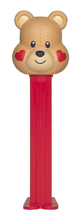 Pez Valentines Day Candy Dispenser - Valentine's Teddy Bear With Candy Refills | Valentines Day G... | Amazon (US)