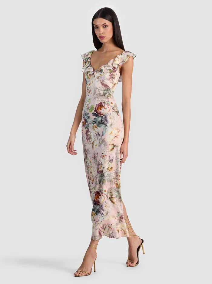 GEMMA MIDI DRESS | Alice + Olivia