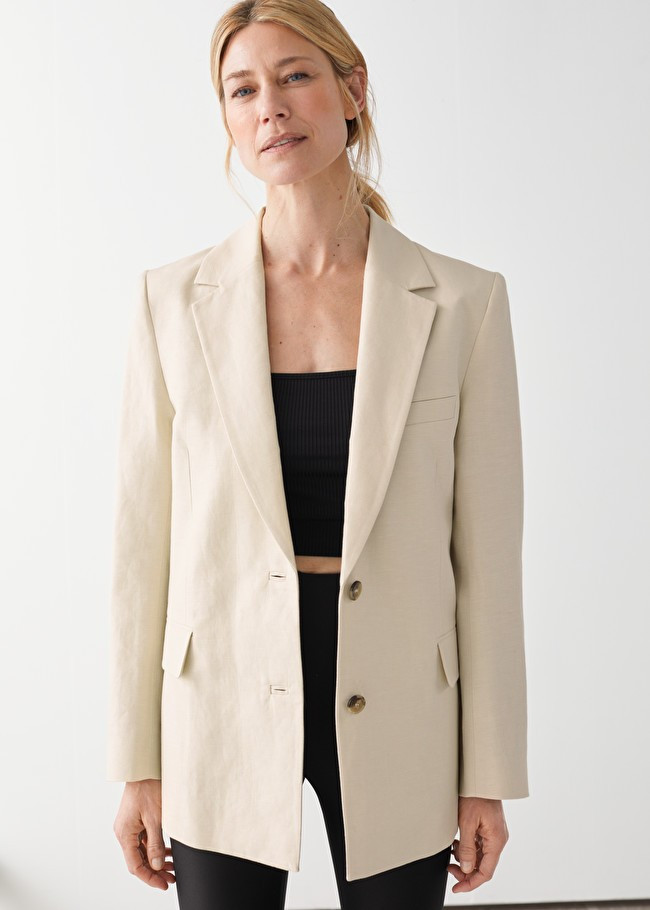Boxy Linen Blend Blazer | & Other Stories (EU + UK)
