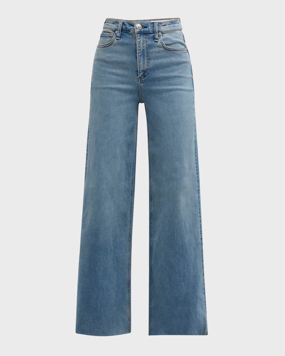 Rag & Bone Flexi Sofie High-Rise Wide Jeans | Neiman Marcus
